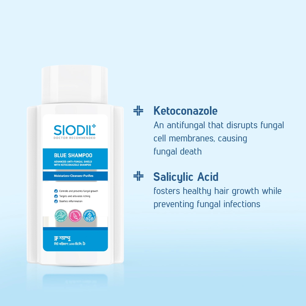 SIODIL Blue Shampoo 100ml - Siodil Blue Shampoo USP