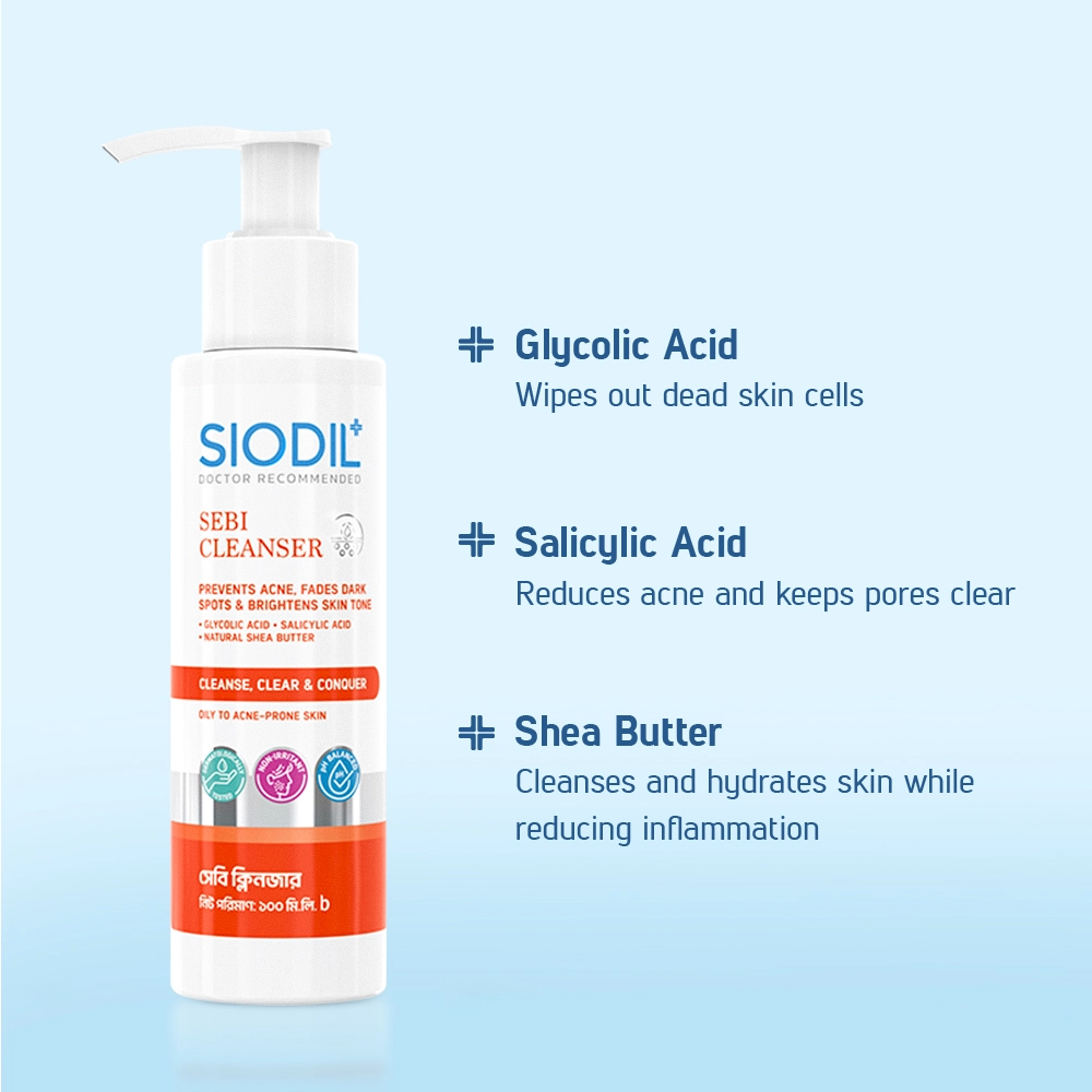 SIODIL Sebi Cleanser 100ml - Siodil Sebi Cleanser USP