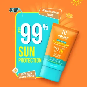 Nior Aqua Splash Sunscreen SPF 50 PA++++ 50ml - 99 static