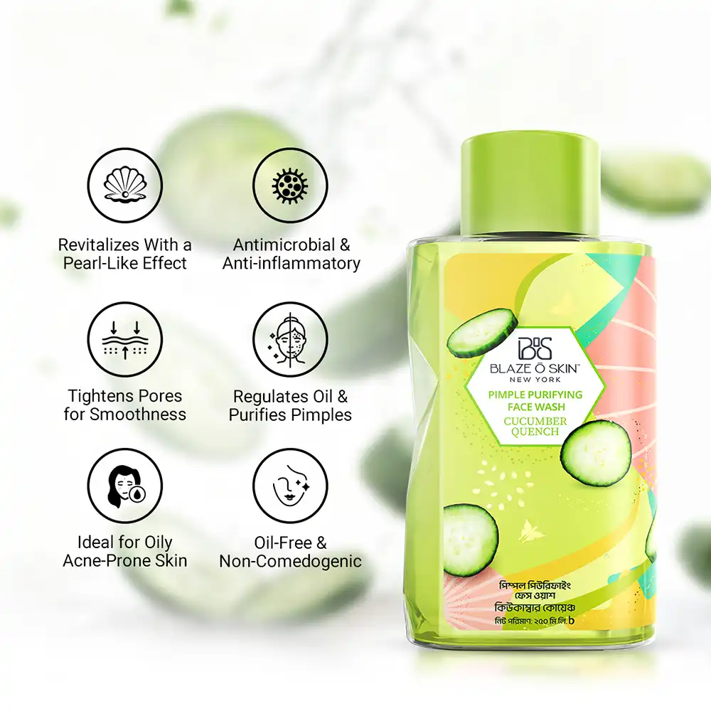 Pimple Purifying Face Wash Cucumber Quench 250ml