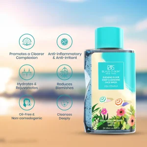 Blaze O' Skin Evening Elixir Deep Cleansing Face Wash - Sea Pearl 250ml