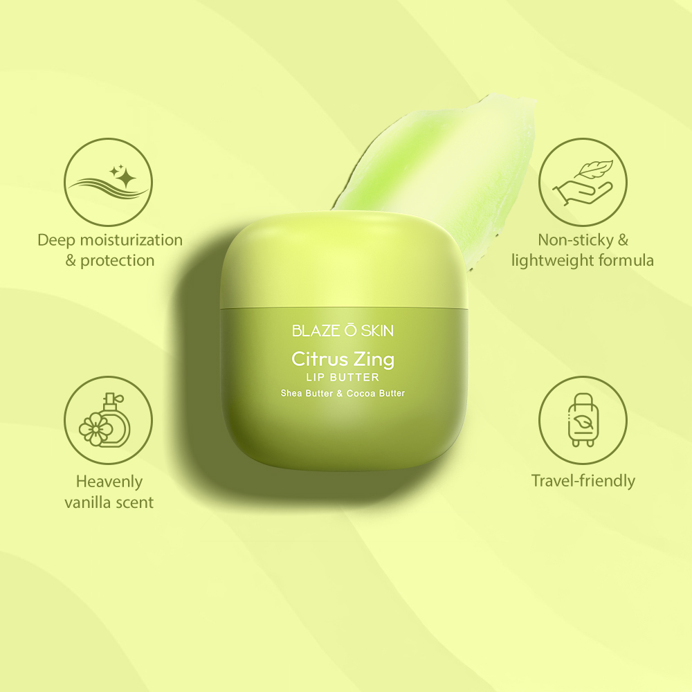 Blaze O’ Skin Citrus Zing Lip Butter 30ml - LB USP Citrus Zing