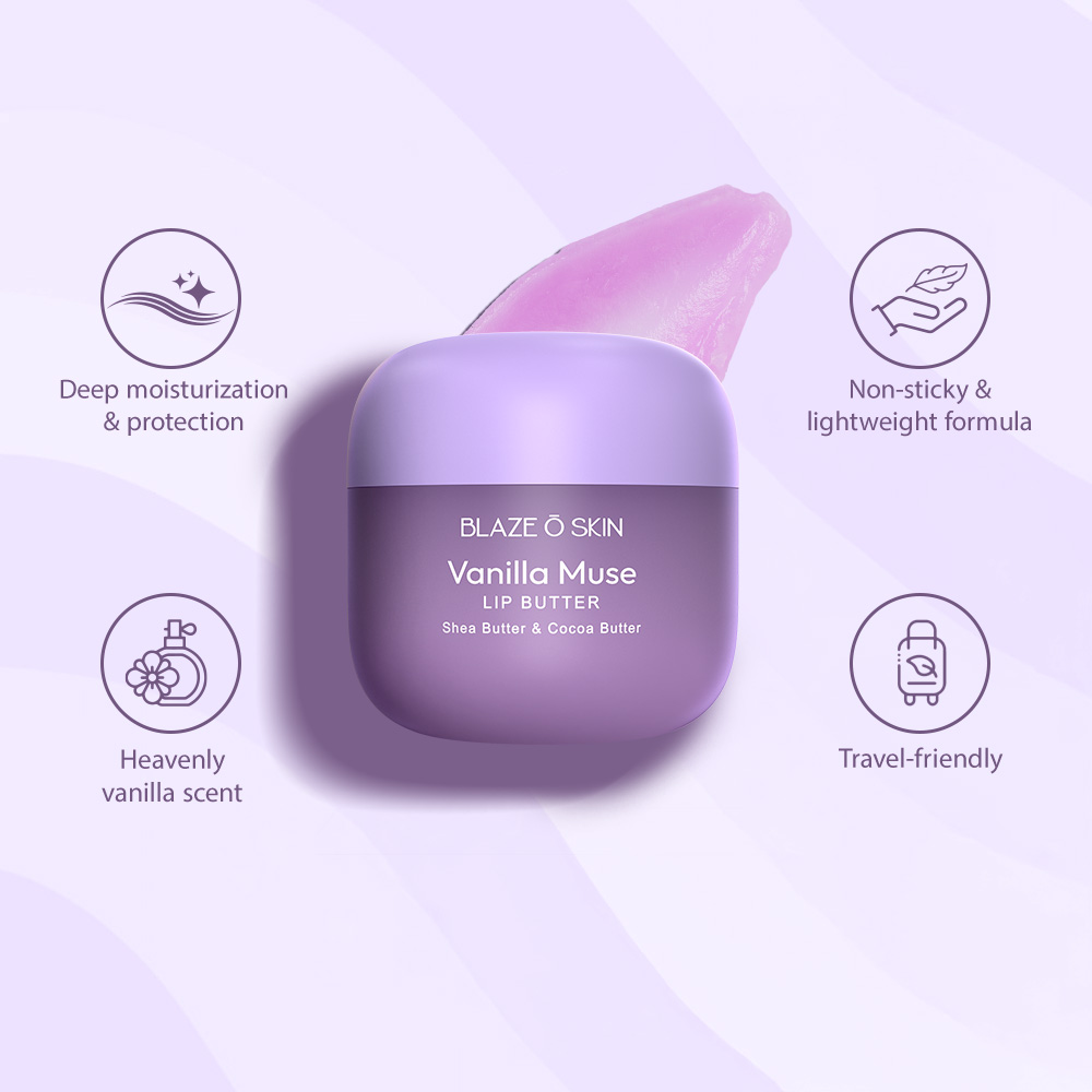 Blaze O’ Skin Vanilla Muse Lip Butter 30ml - LB USP Vanilla Muse