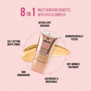 NIOR Your Best Skin Matte BB Cream - Hazel - Matte Beauty Balm Hazel