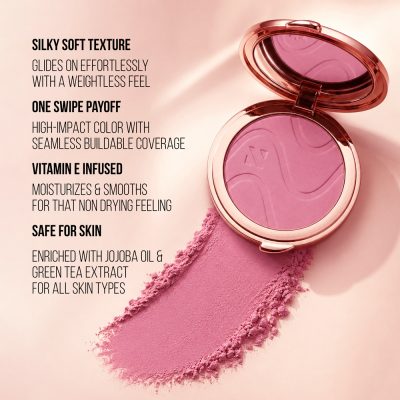 NIOR Your Best Skin Flushed Powder Blush - Whipped Berry