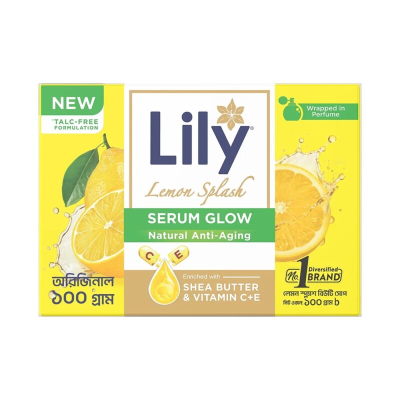 Lily Serum Glow Soap Lemon Splash 100gm