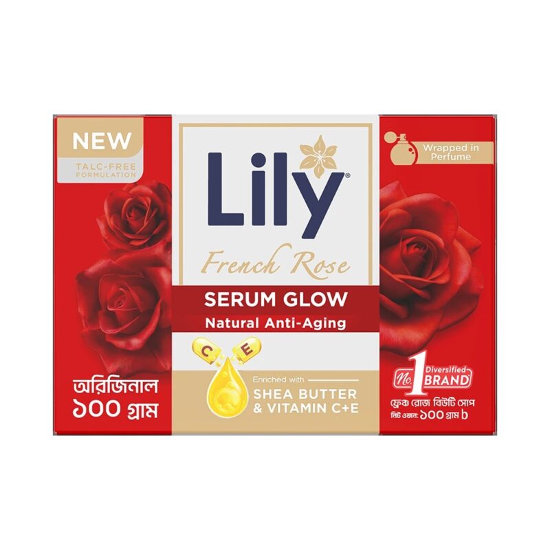 Lily Serum Glow Soap French Rose - 100gm